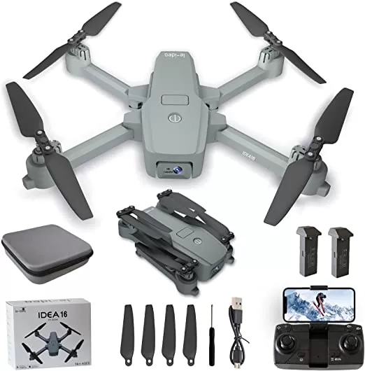 Drone con Fotocamera 4K, IDEA16 RC FPV